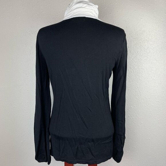 Joseph A. Mock Neck Sweater Top Size L EUC - Picture 6 of 8
